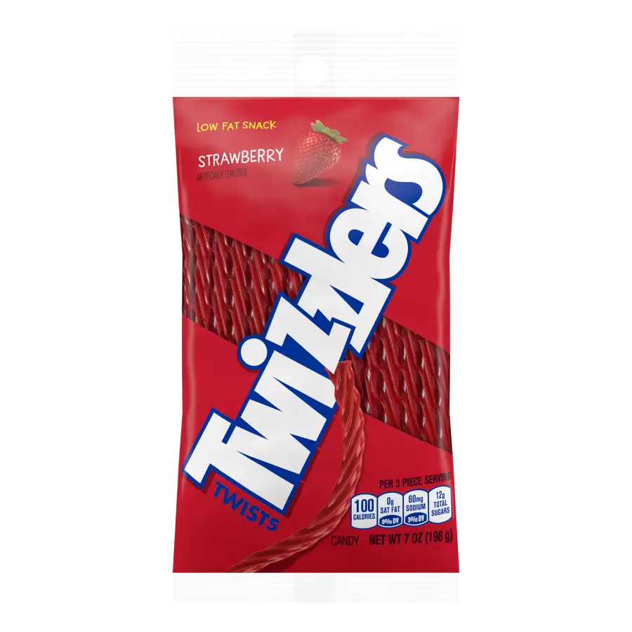 Gomitas Twists Frutilla Twizzlers 198 g