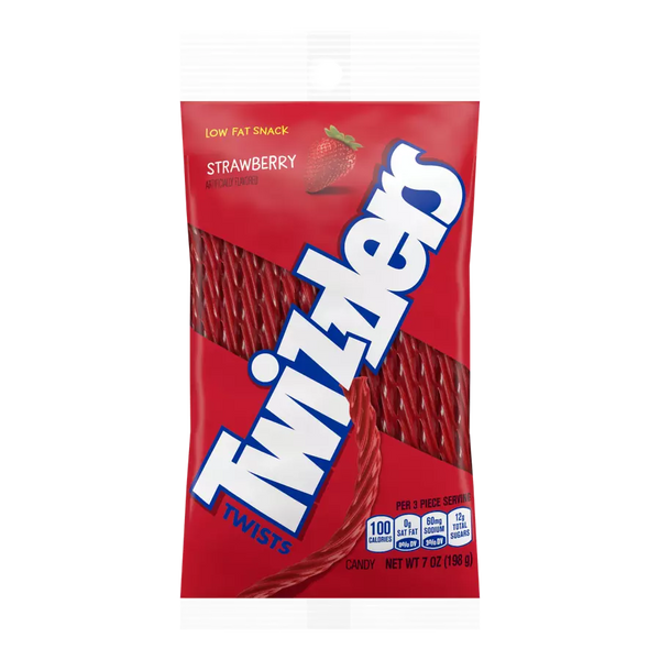Gomitas Twists Frutilla Twizzlers 198 g