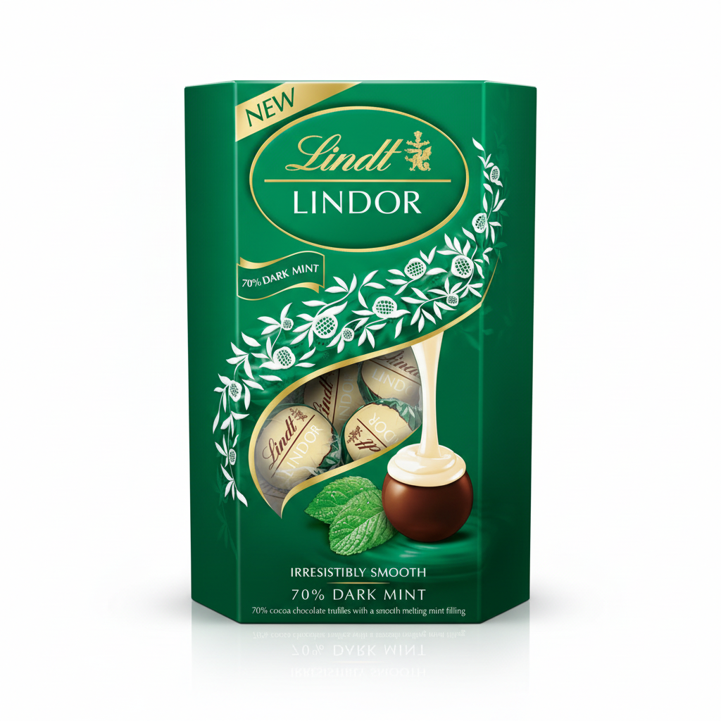 Chocolate Trufas Menta Lindt 200 g
