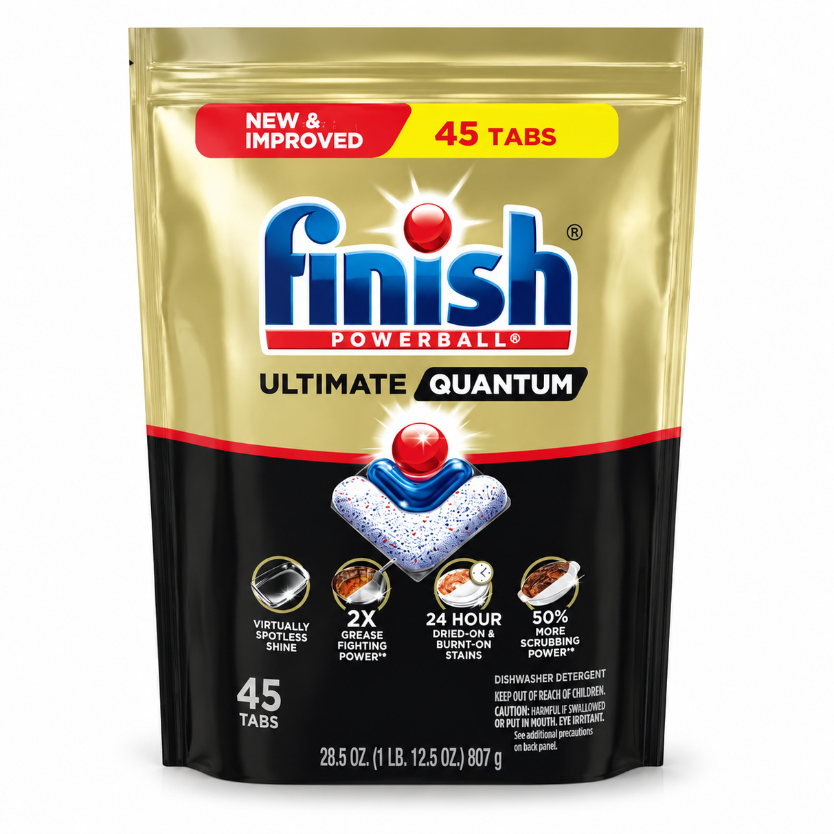 Lavavajillas en Cápsulas Quantum Finish 45 un