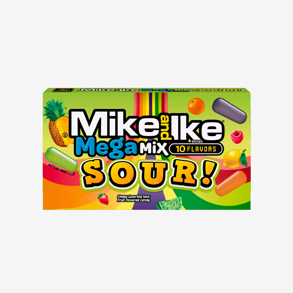 Masticables Mega Mix Ácido Theater Mike and Ike 120 g