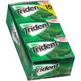 Chicles sin Azúcar Menta Caja Trident 15 un x 26 g