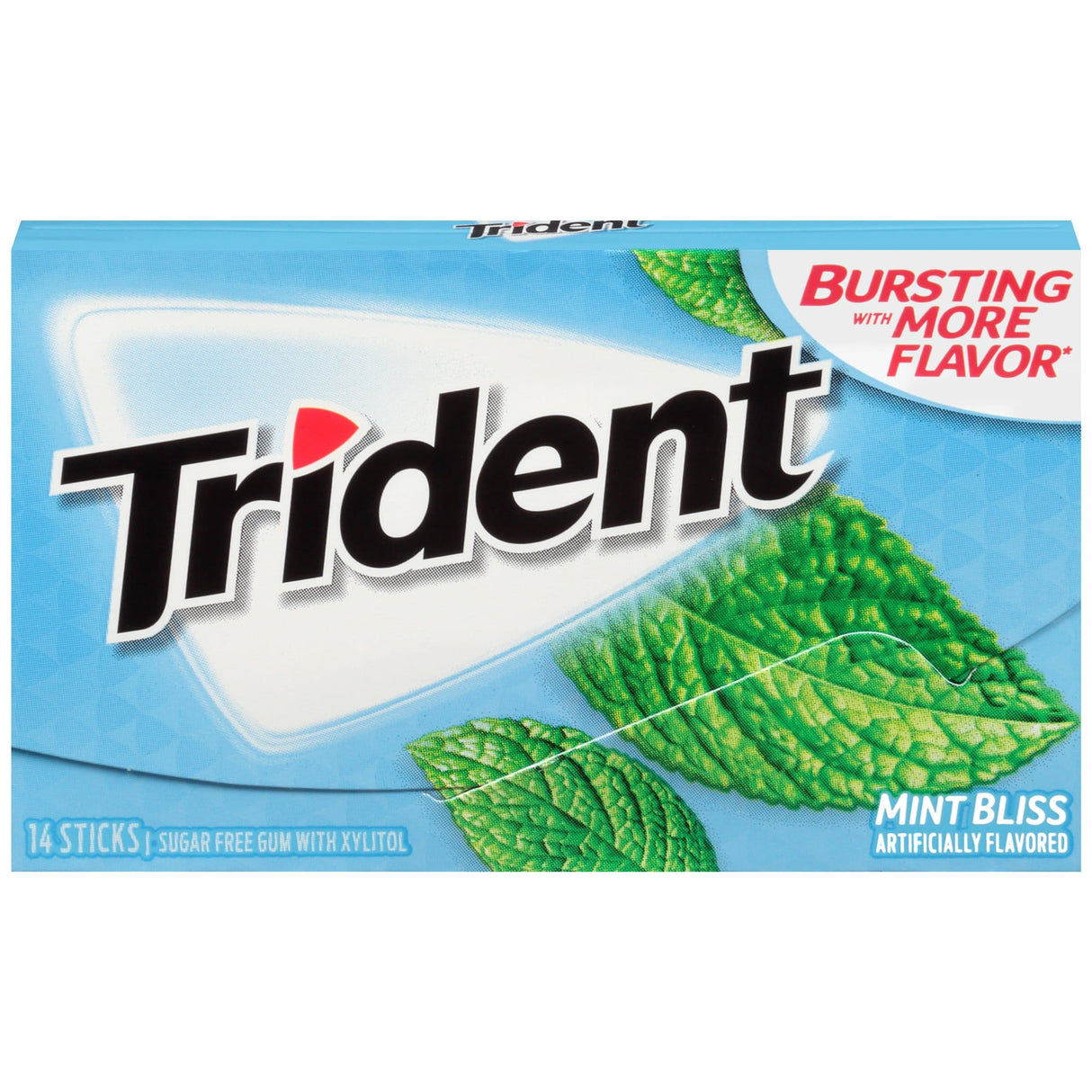 Chicles sin Azúcar Mint Bliss Trident 15 un x 26 g