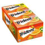 Chicles sin Azúcar Tropical Twist Caja Trident 15 un x 26 g