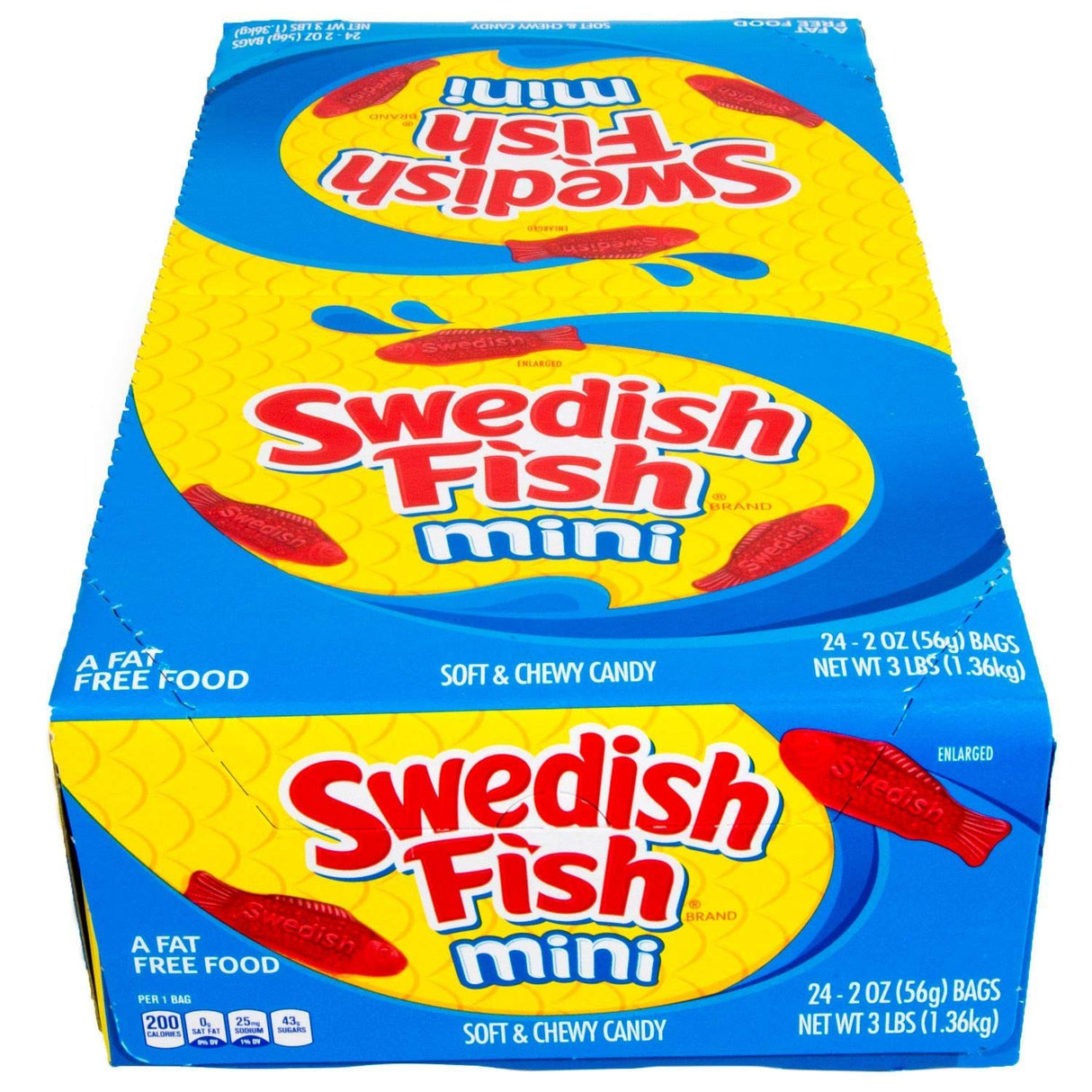 Gomitas Mini Original Caja Swedish Fish 24 un x 56 g