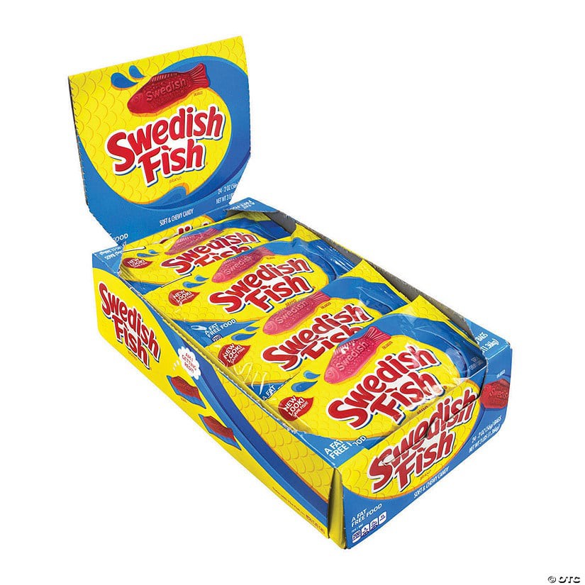 Gomitas Mini Original Caja Swedish Fish 24 un x 56 g