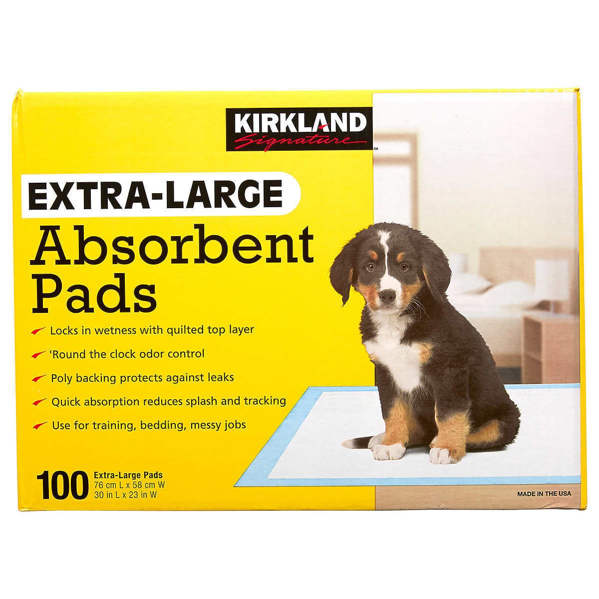 Sabanillas para Perro Extra Grandes 76 x 58 cm Kirkland 100 un