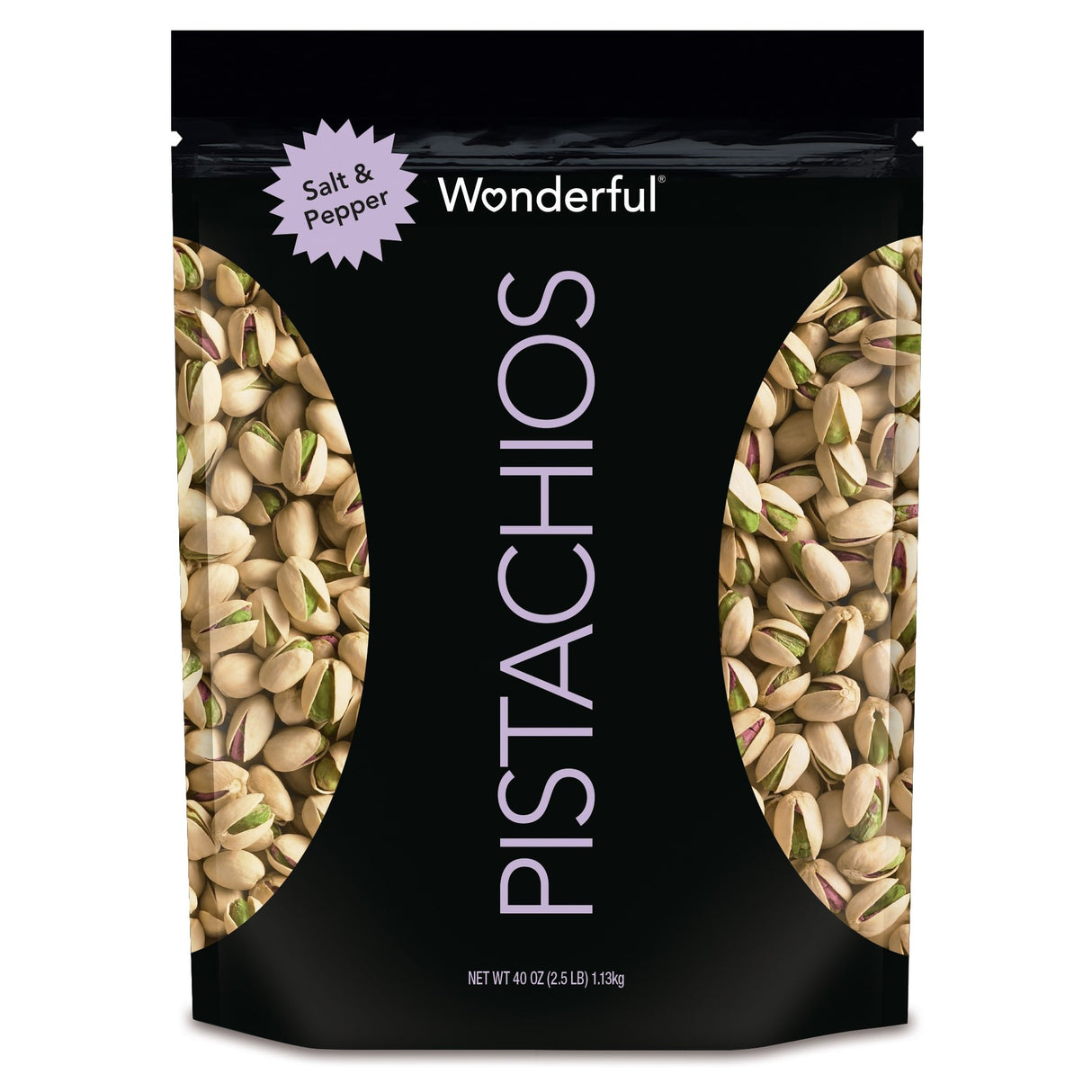 Pistachos con Sal y Pimienta Wonderful 1.13 kg