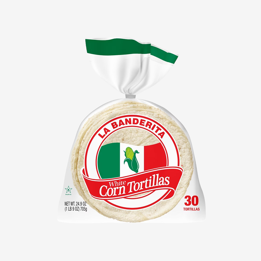 Tortillas Maíz Blanco La Banderita 705 g