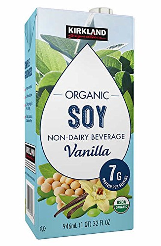 Bebida Vegetal de Soya Vainilla Kirkland 12 un x 946 ml