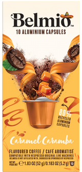 Café en Cápsulas Caramel Caramba para Nespresso Belmio 10 un