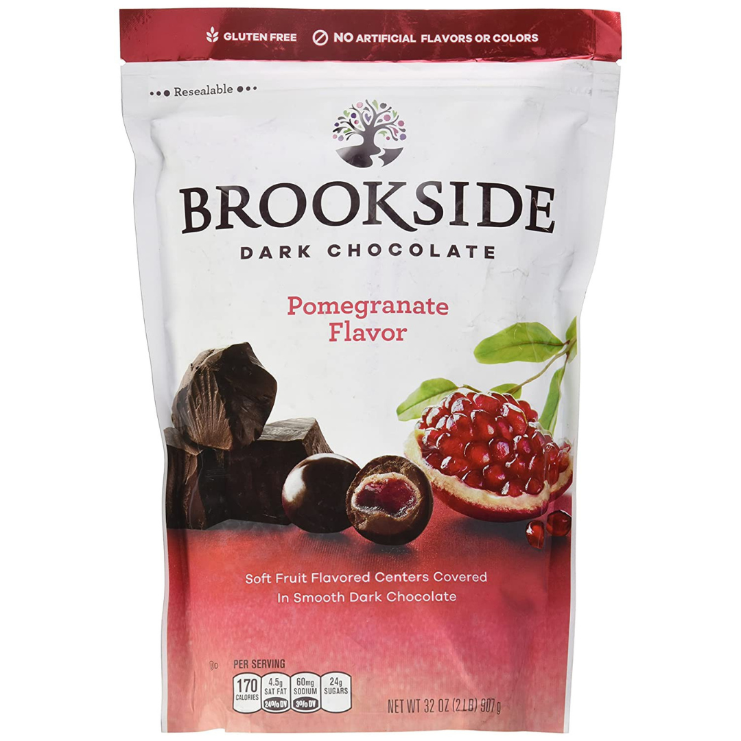 Granadas Bañadas en Chocolate Negro Brookside 907 g