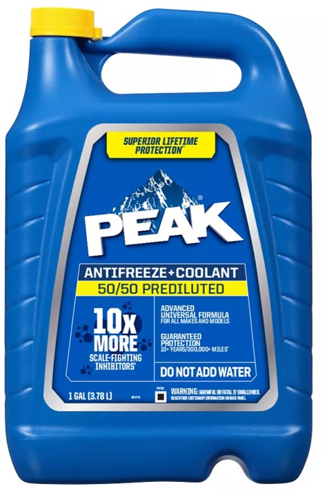 Anticongelante y Refrigerante 50/50 Peak 3.78 L