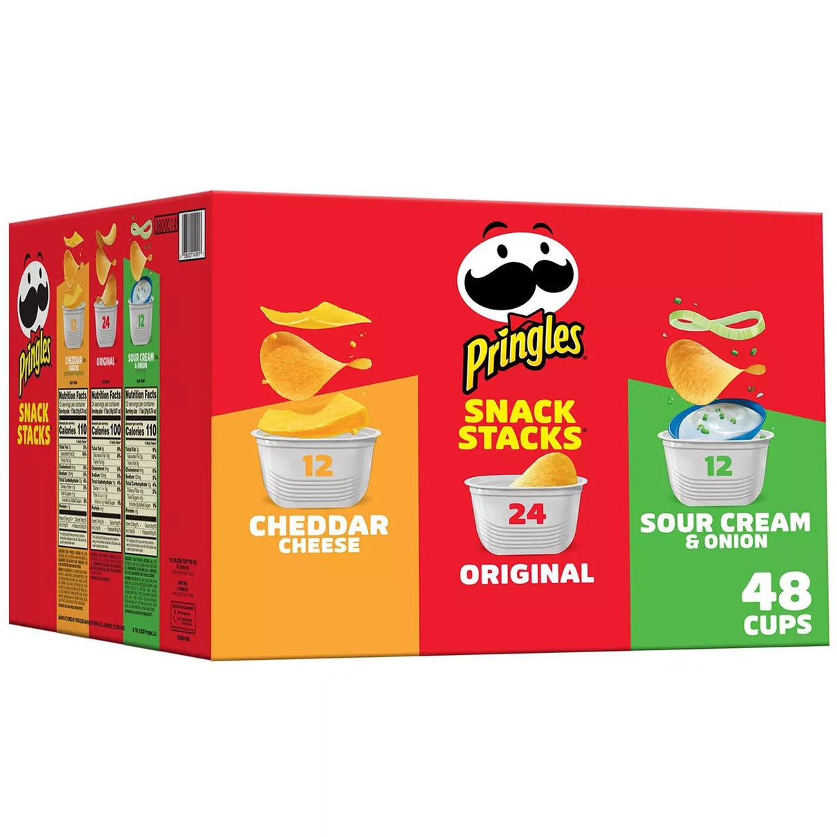 Papas Fritas Pringles Variedades Pringles 48 un x 20 g