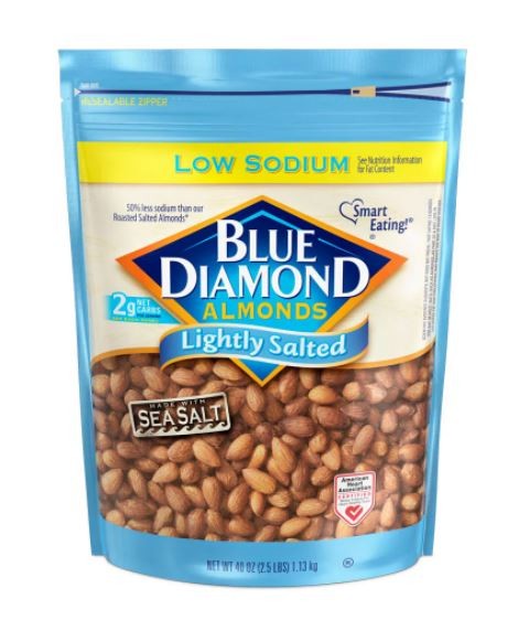 Almendras Ligeramente Saladas Blue Diamond 1.13 kg