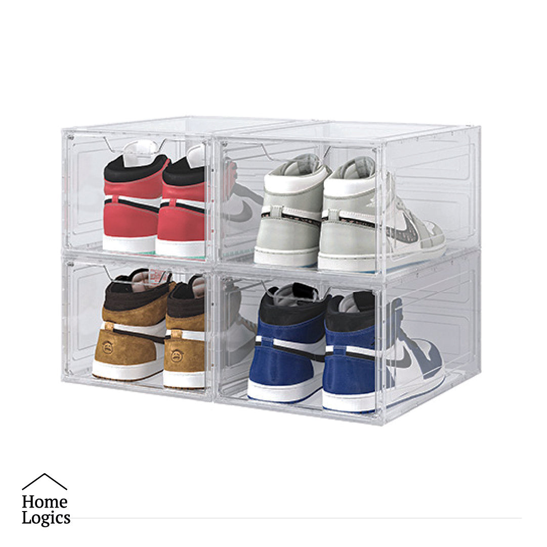 Set 2 Cajas Organizadoras Zapatillas Premium Home Logics 1 un