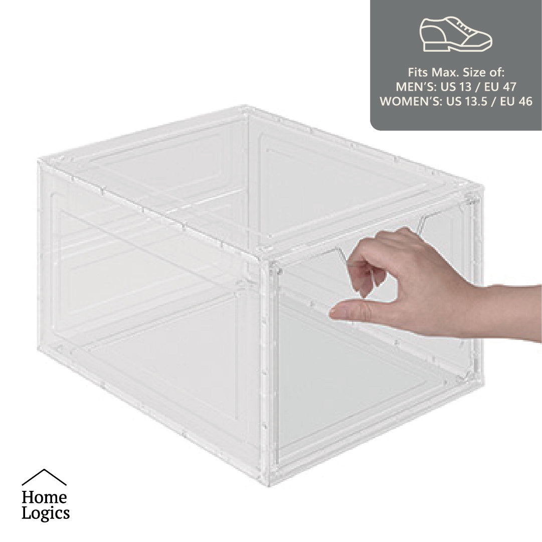 Set 2 Cajas Organizadoras Zapatillas Premium Home Logics 1 un