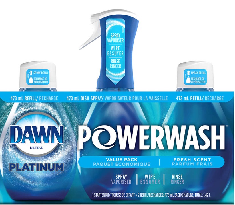 Lavalozas en Spray Platinum Powerwash Dawn 3 un x 473 ml