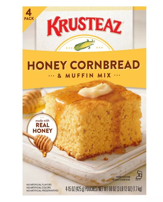 Mezcla Muffin y Pan de Maíz con Miel Krusteaz 4 un x 425 g