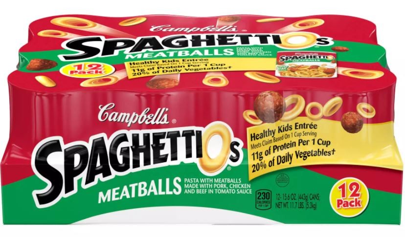 Spaghetti con Albóndiga Campbell's 12 un x 443 g