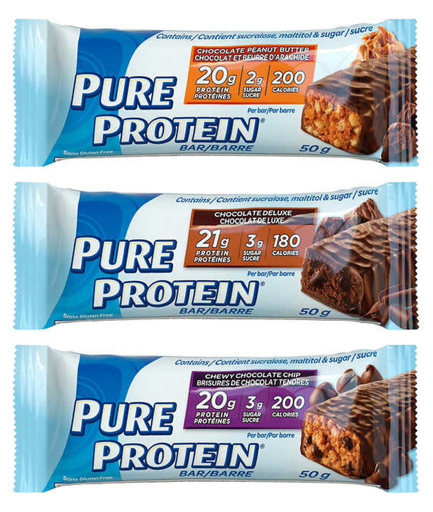 Barritas de Proteína Variedades Pure Protein 23 un x 50 g