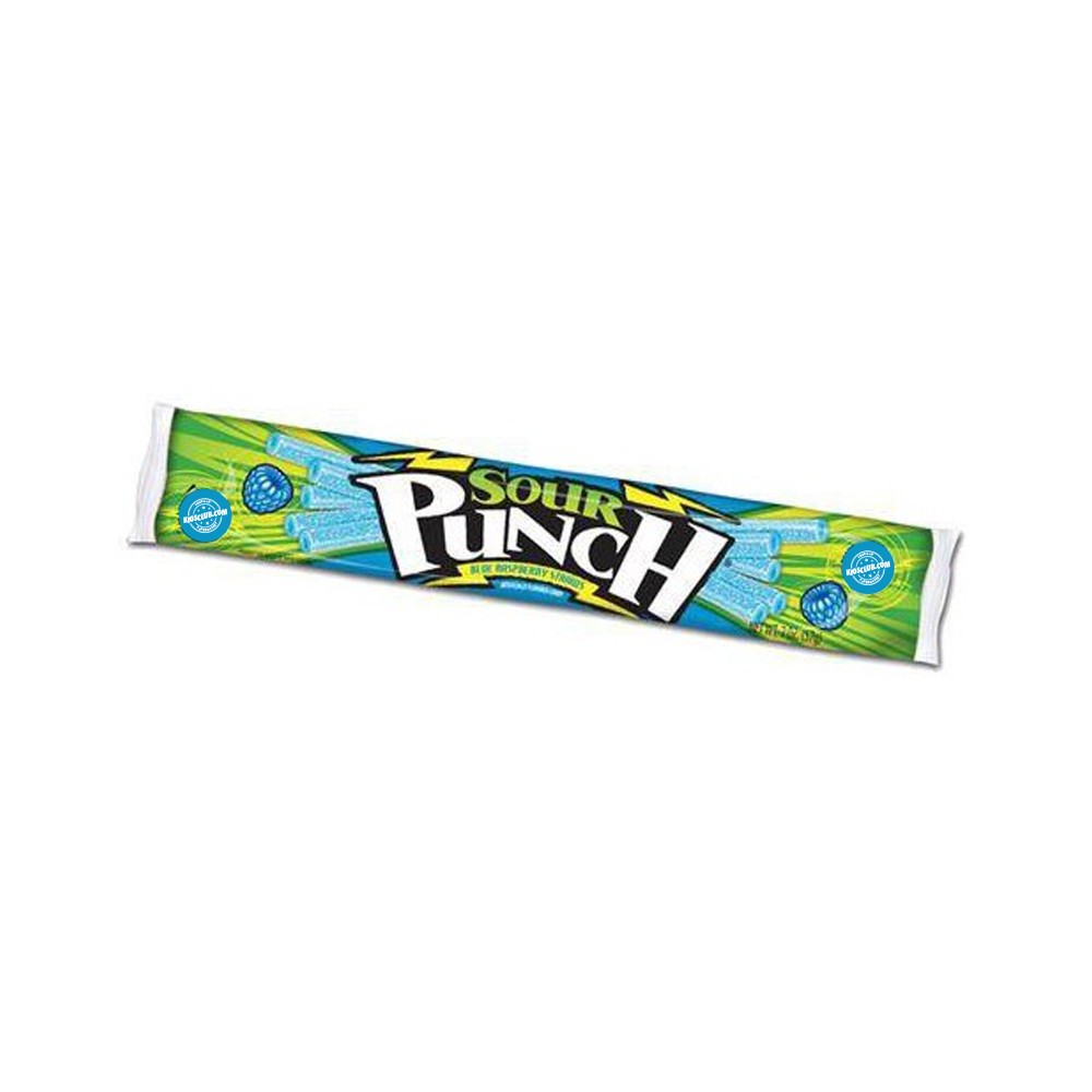 Gomitas Ácidas en Tubos Frambuesa Azul Sour Punch 57 g