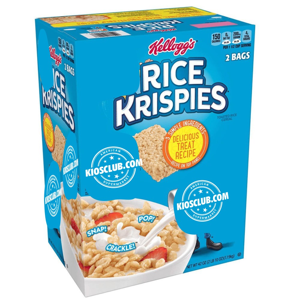 Cereal Rice Krispies Kellogg's 2 un x 595 g