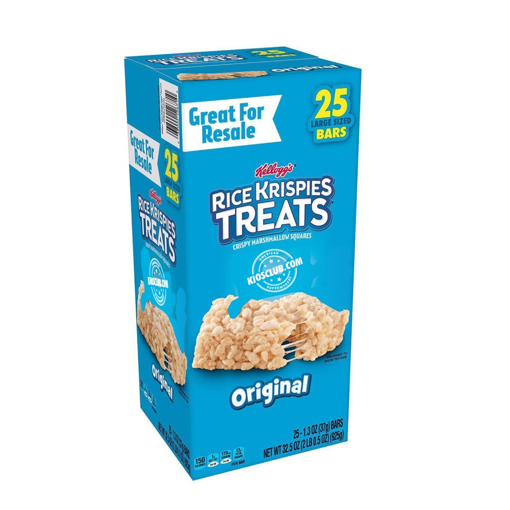 Barritas Rice Krispies Original Kellogg's 25 un x 37 g