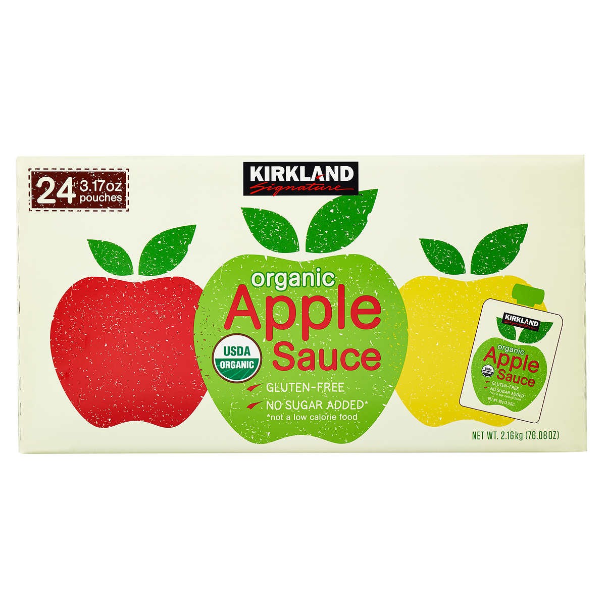 Compota Manzana Kirkland 24 un x 90 g