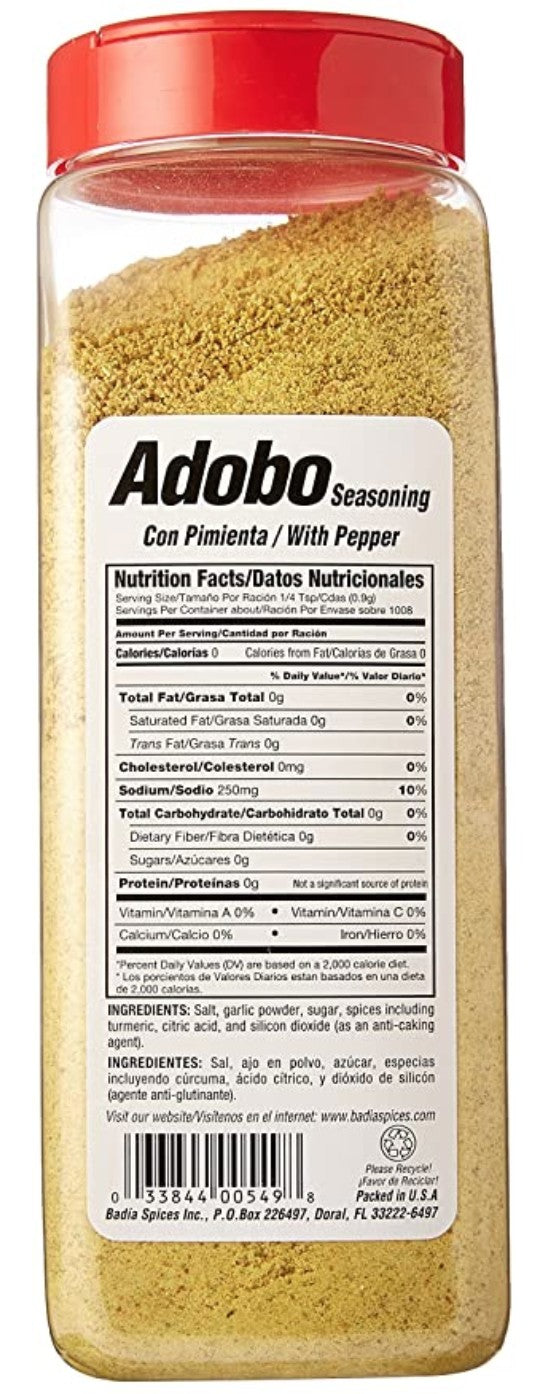 Adobo con Pimienta Badia 907 g