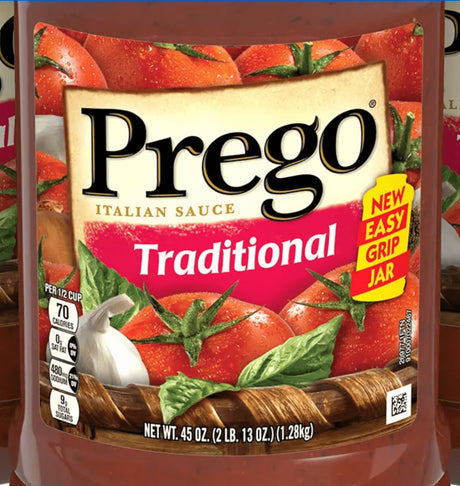 Salsa de Tomate Tradicional Prego 1.28 kg