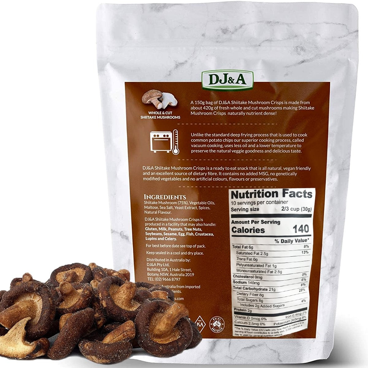 Snack de Champiñones Shiitake Snak Yard 300 g