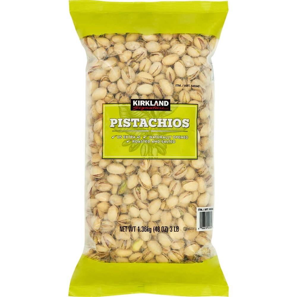 Pistachos Tostados Salados con Cáscara Kirkland 1,36 kg