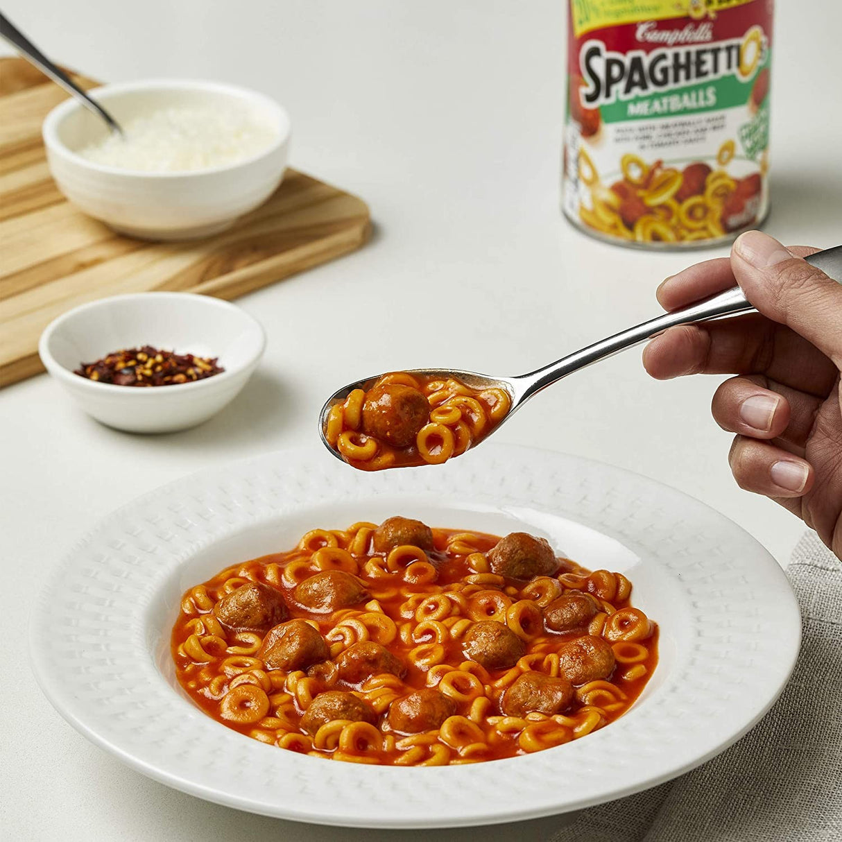 Spaghetti con Albóndiga Campbell's 12 un x 443 g