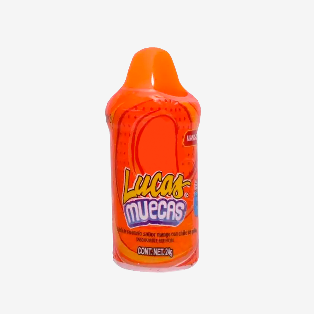 Chupete de Caramelo Mango Lucas Muecas 24 g