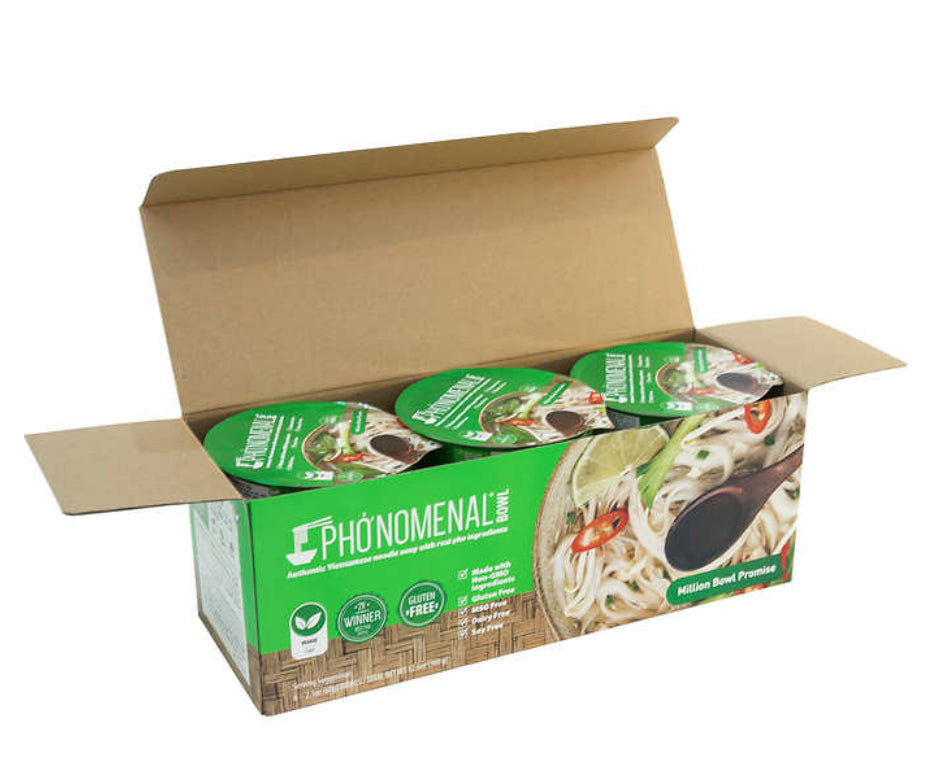 Sopa Vietnamita de Fideos y Verduras Pho'nomenal 6 un x 60 g