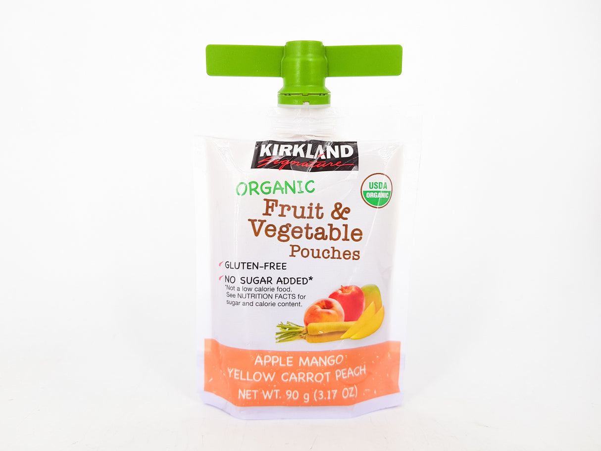 Compota de Manzana Mango Zanahoria y Durazno Kirkland 90 g