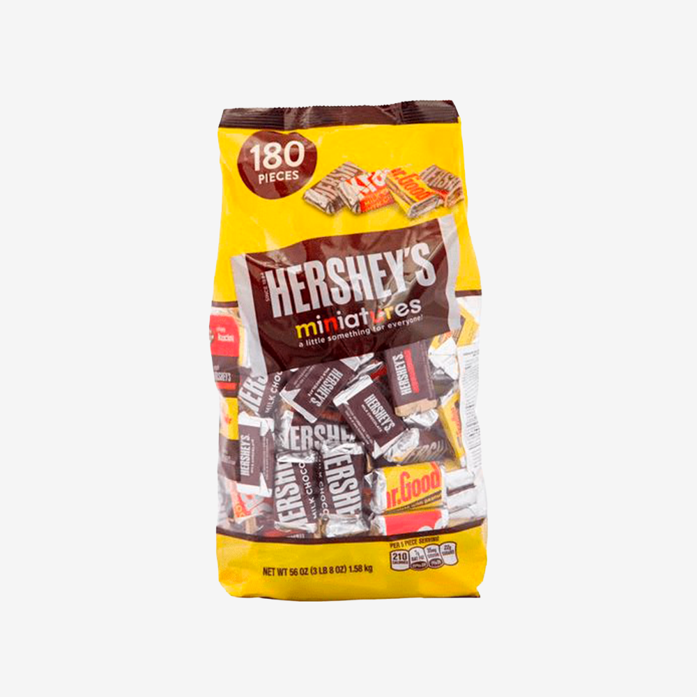 Chocolate Mini Variedades 180 un Hershey's 1.58 kg