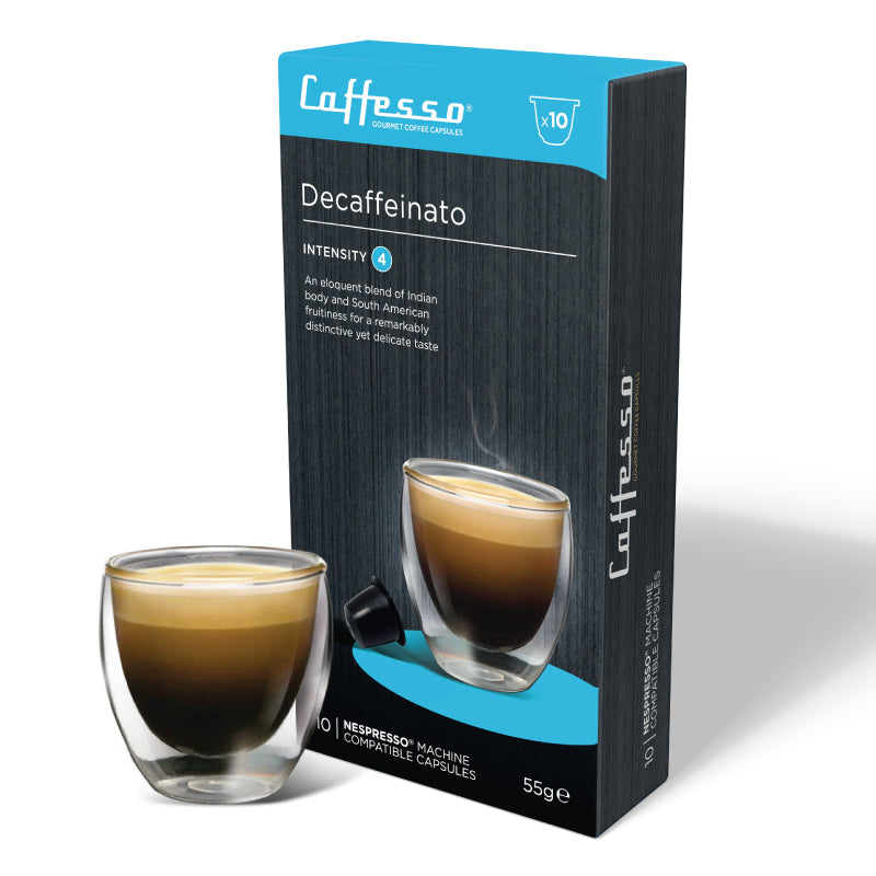 Cápsulas de Café Descafeinado para Nespresso Caffesso 55 g