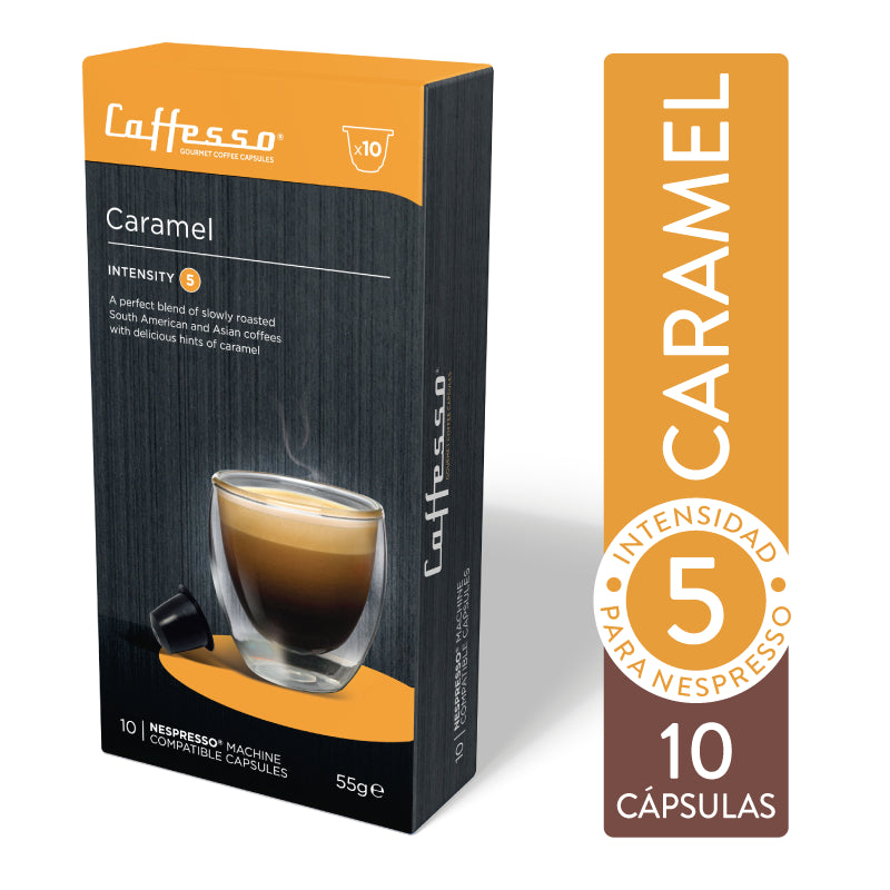 Cápsulas de Café Caramel para Nespresso Caffesso 55 g