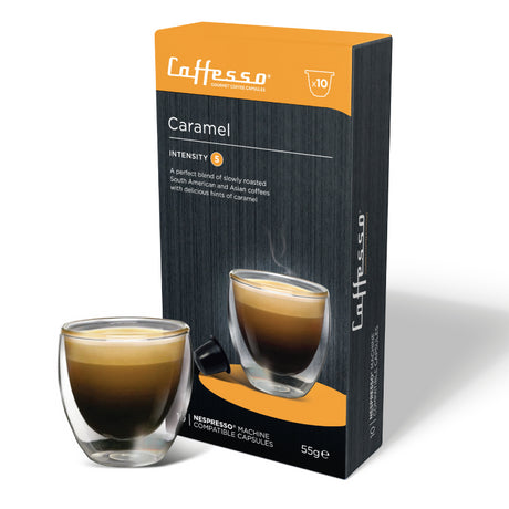 Cápsulas de Café Caramel para Nespresso Caffesso 55 g