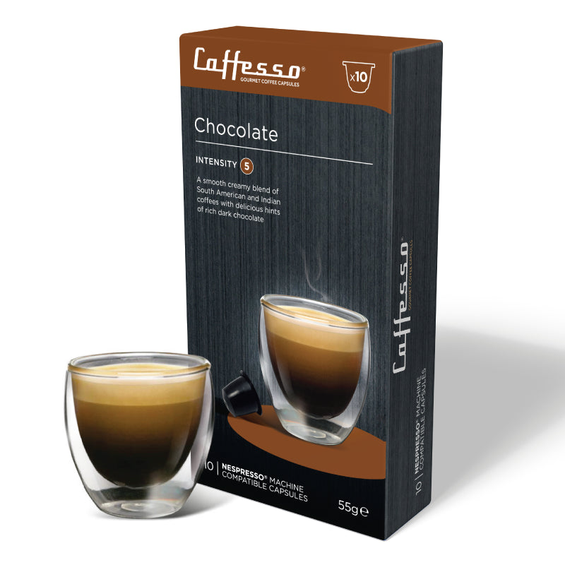 Cápsulas de Café Chocolate para Nespresso Caffesso 55 g