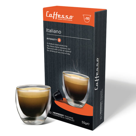 Cápsulas de Café Italiano para Nespresso Caffesso 55 g