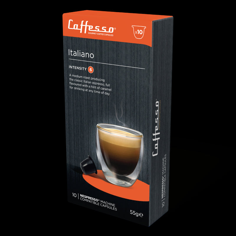 Cápsulas de Café Italiano para Nespresso Caffesso 55 g