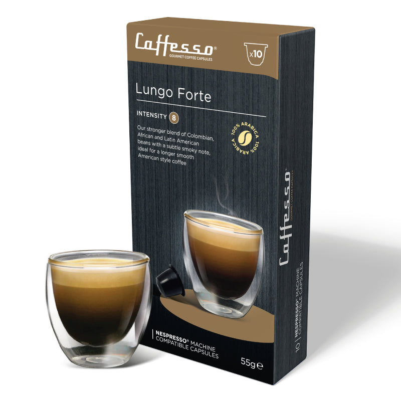 Cápsulas de Café Lungo Forte para Nespresso Caffesso 55 g