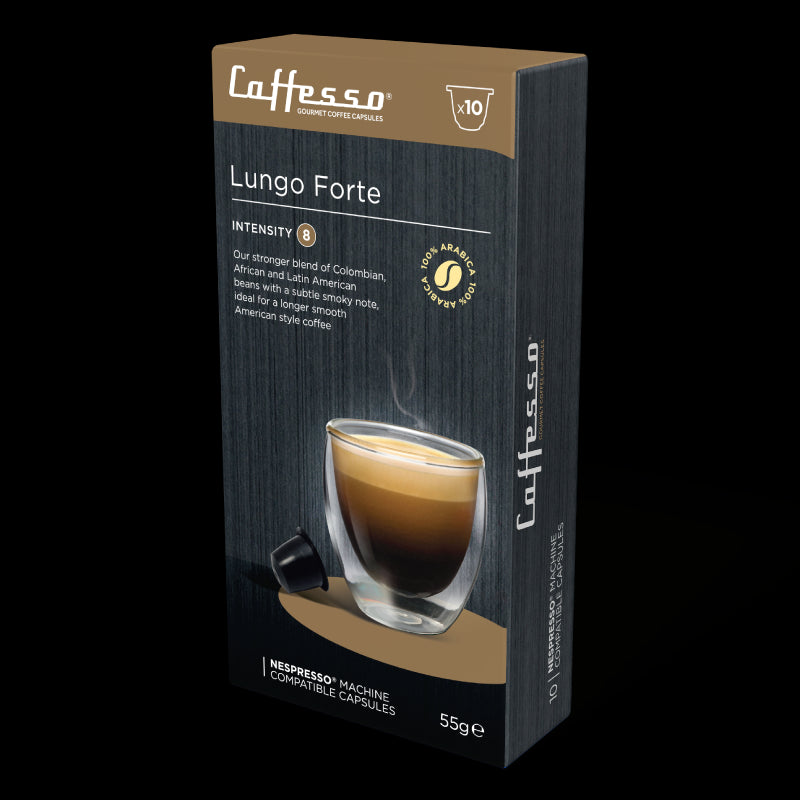 Cápsulas de Café Lungo Forte para Nespresso Caffesso 55 g