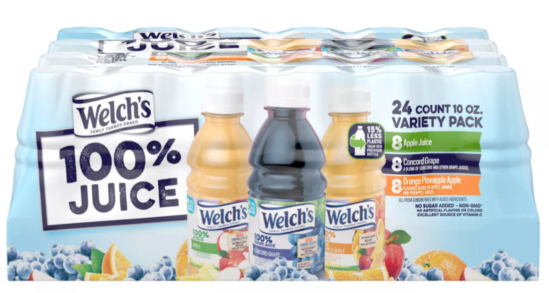 Jugo Natural de Fruta Variedades Welch's 24 un x 295 ml