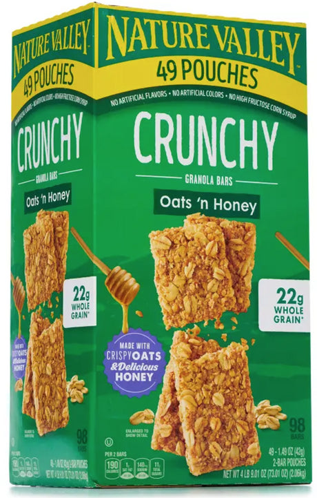 Barritas de Granola con Miel Nature Valley 49 un x 42 g