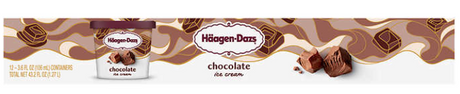 Helado Chocolate Häagen-Dazs 12 un x 106 ml