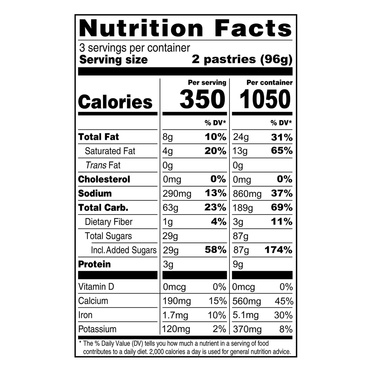 Pop-Ups Canela Azucarada Toast'Em 6 un x 48 g
